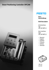 Festo SPC200 Instrucciones Para El Usuario