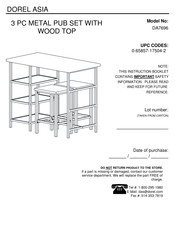 DOREL ASIA DA7696 Manual De Instrucciones