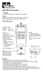 Ideal VDV PRO Instrucciones