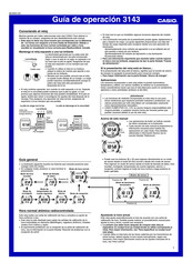 Casio 3143 Guía De Operación
