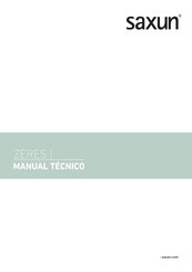 Saxun ZERES I Manual Tecnico