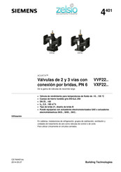 Siemens ACVATIX VVF22 Serie Manual Del Usuario