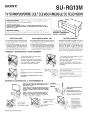 Sony SU-RG13M Manual De Istrucciones