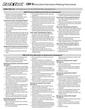 Park Tool CBP-8 Manual De Instrucciones