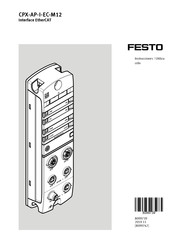 Festo CPX-AP-I-EC-M12 Manual De Instrucciones