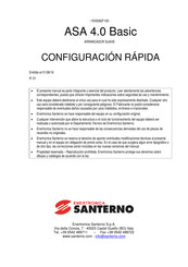 Santerno ASA 4.0 Basic Configuración Rápida