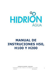 Hidrion H200 Manual De Instruciones