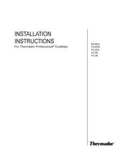 Thermador PC36 Instrucciones De Instalación