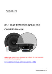 Vision CS-1800P Manual Del Propietário