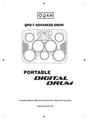 Oqan QPD-7 ADVANCED DRUM Manual De Instrucciones