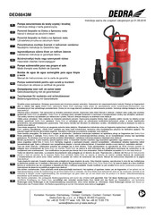 DEDRA DED8843M Manual De Instrucciones Con La Carta De Garantía