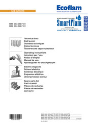 Ecoflam MAX GAS 350 LN P TC SGT CV 230-400-50 TW Manual De Instrucciones