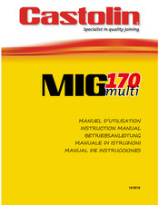 Castolin MIG 170 multi Manual De Instrucciones