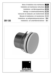 aldes SR 135 Instrucción De Instalación Y De Mantenimiento