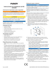 Fusion Apollo MS-ERX400 Instrucciones De Instalación
