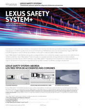 Lexus SAFETY SYSTEM+ Características, Operación, Ajustes De Configuración, Limitaciones Y Precauciones