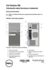 Dell OptiPlex 390 Información Sobre Funciones E Instalación