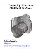 Kodak EasyShare P880 Guia Del Usuario