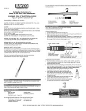 Bayco SL-260 Instrucciones De Instalación