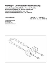 Dimplex EZ ZH 05 E Instrucciones De Instalación Y De Servicio