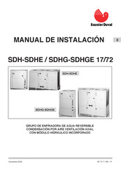 Saunier Duval SDH 17 Manual De Instalación