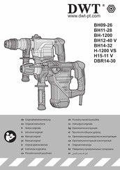 DWT H15-11 V Manual Original