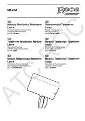 Roca Teletherm-Laura MT-2/M Instrucciones De Funcionamiento, Limpieza Y Mantenimiento Para El Usuario