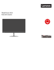 Lenovo ThinkVision X24 Guia Del Usuario