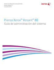 Xerox Versant 80 Guía De Administración Del Sistema