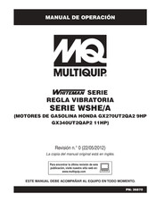 MQ Multiquip WSHE/A Serie Manual De Operación