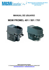 Mgmcanarias MGM PROMEL 701 Manual De Usuario