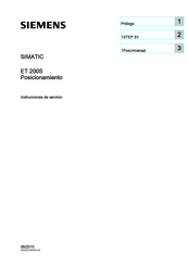 Siemens SIMATIC ET 200S Instrucciones De Servicio