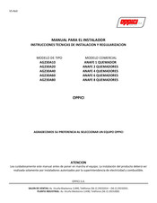 Oppici AG230A10 Manual Para El Instalador