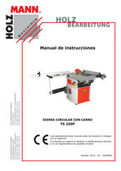 HOLZMANN MASCHINEN TS 250F Manual De Instrucciones