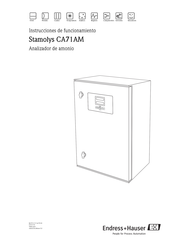 Endress+Hauser Stamolys CA71AM Instrucciones De Funcionamiento