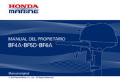 HONDA marine BF6A Manual Del Propietário