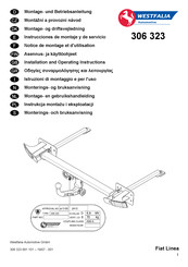 Westfalia 306 323 Instrucciones De Montaje Y De Servicio