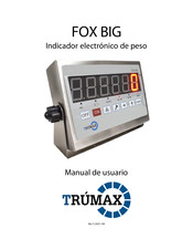 Trumax FOX BIG Manual De Usuario