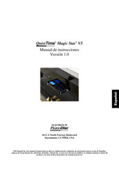 PianoDisc QuietTime Magic Star V5 Manual De Instrucciones