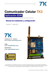 TK TK3 Manual De Instalación Y Configuración