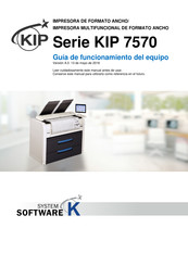 KIP 7570 Serie Guía De Funcionamiento Del Equipo