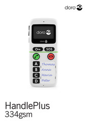 Doro HandlePlus 334gsm Manual Del Usuario