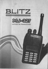 Blitz MJ-327 Manual Del Usuario