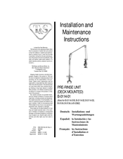 T&S B-0114-02 La Instalación Y Las Instrucciones De Mantenimiento