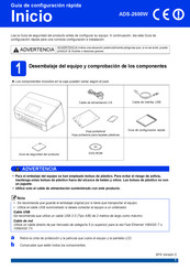 Brother ADS-2600W Guía De Configuración Rápida