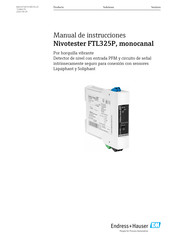 Endress+Hauser Nivotester FTL325P Serie Manual De Instrucciones