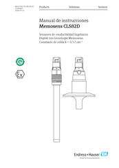 Endress+Hauser Memosens CLS82D Manual De Instrucciones