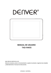 Denver TAQ-10403G Manual De Usuario