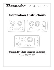 Thermador CEF Instrucciones De Instalación