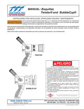 Task Force Tips BubbleCup Instrucciones Para Instalacion, Operaciones Seguras Y Mantenimiento